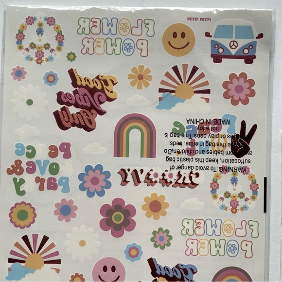 Temporary Tattoo Sheet Bundle - Retro, Groovy, Stegosaurus, Nike, Nike Frog, ACG - Picture 2 of 6